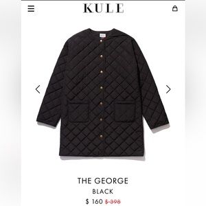 ISO Kule George jacket in black XS or S
